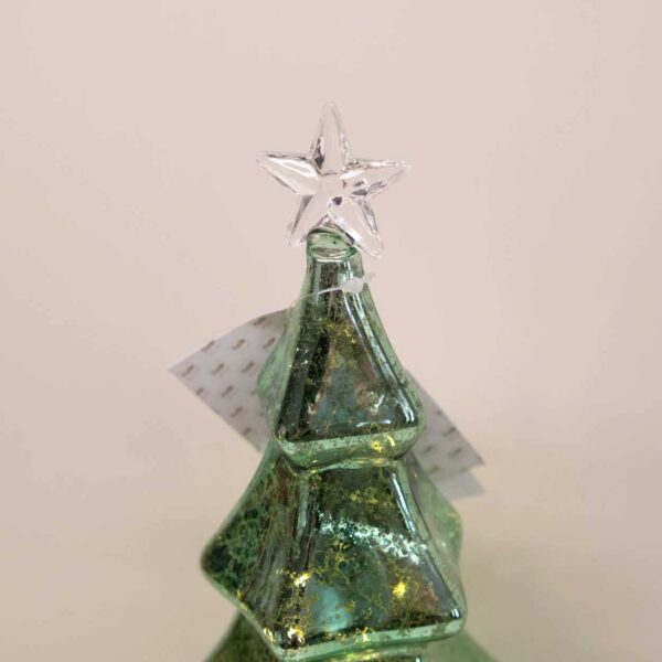 Albero in Vetro Colorato con Luci al Led Albero in Vetro Colorato con Luci al Led