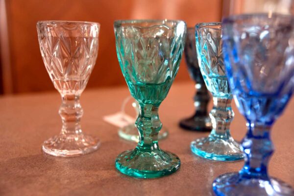 Set 6 Calici Liquore Colori Assortiti "Prisma Ocean" Set 6 Calici Liquore Colori Assortiti "Prisma Ocean"