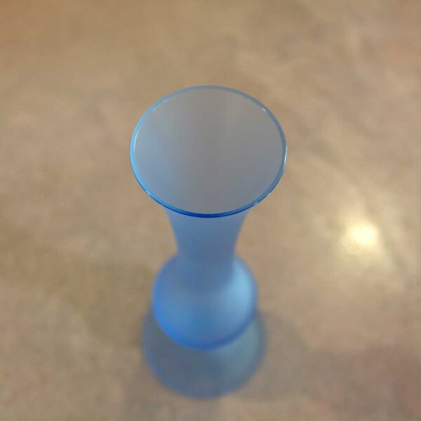 Vaso Portafiori - Monofiore satinato blu Vaso Portafiori - Monofiore satinato blu