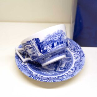 Tazza Da The Con Piatto "Blu Italian"