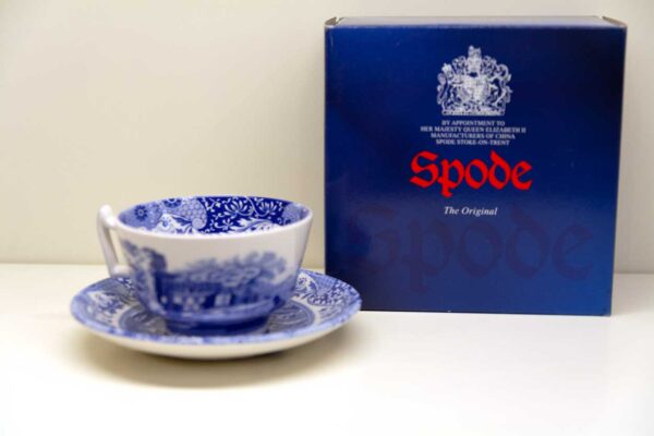 Tazza Da The Con Piatto "Blu Italian" Tazza Da The Con Piatto "Blu Italian"