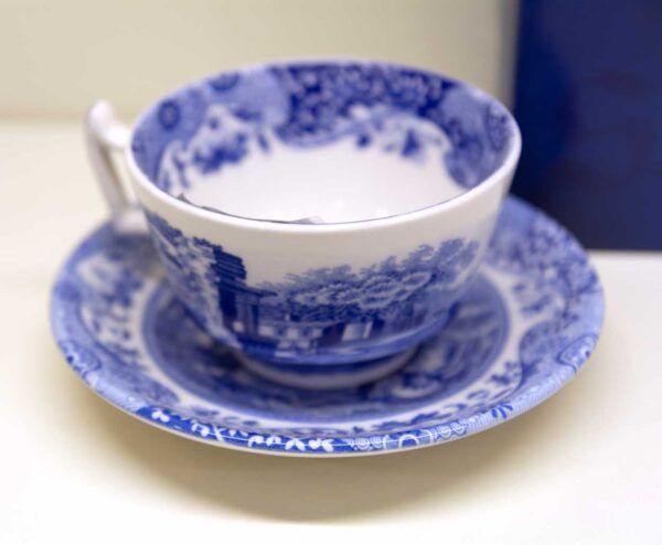 Tazza Da The Con Piatto "Blu Italian" Tazza Da The Con Piatto "Blu Italian"