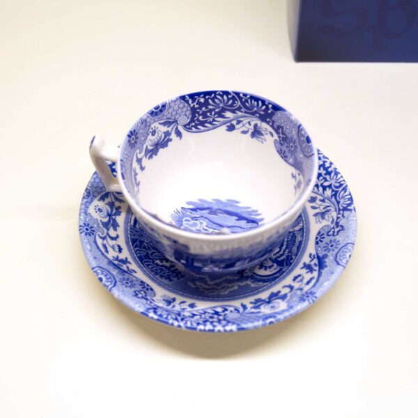 Tazza Da The Con Piatto "Blu Italian" Tazza Da The Con Piatto "Blu Italian"