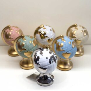 Globo in porcellana decorata