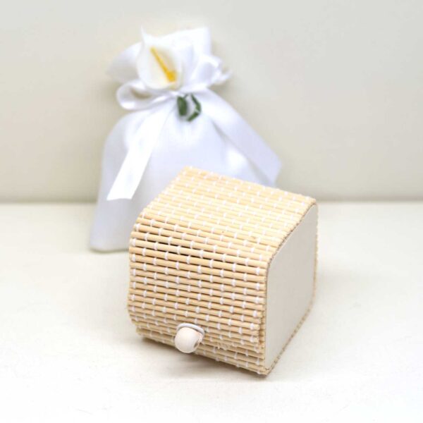 Scatola Bambù Con Miele con confezione Scatola Bambù Con Miele con confezione