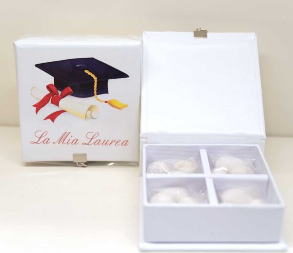 Scatola Portaconfetti Personalizzata Bomboniera Laurea Scatola Portaconfetti Personalizzata Bomboniera Laurea