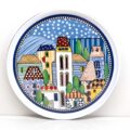 Vassoio Rotondo Paese Mio Blu