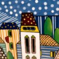 Vassoio Rotondo Paese Mio Blu
