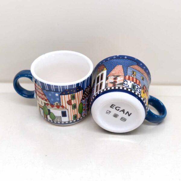 Set 2 Tazzine Paese Mio Blu Set 2 Tazzine Paese Mio Blu