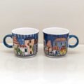 Set 2 Tazzine Paese Mio Blu