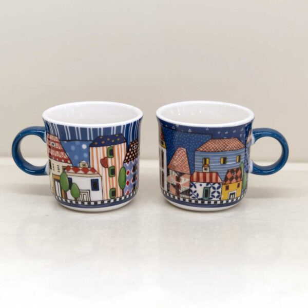 Set 2 Tazzine Paese Mio Blu Set 2 Tazzine Paese Mio Blu
