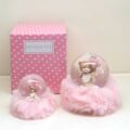 Globo Orsetto Rosa Vetro e Peluche