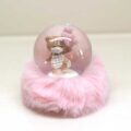 Globo Orsetto Rosa Vetro e Peluche