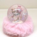 Globo Orsetto Rosa Vetro e Peluche