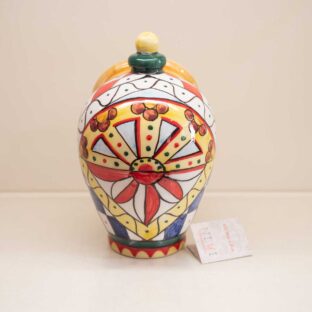 Barattolo Sale Ceramica Siciliana Barattolo Sale Ceramica Siciliana