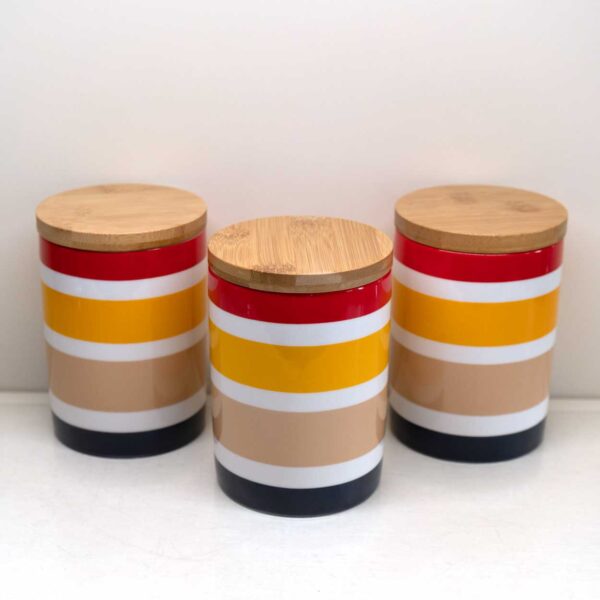 Set 3 Barattoli Sale - Zucchero - Caffè Collezione "Novecento" Set 3 Barattoli Sale - Zucchero - Caffè Collezione "Novecento"
