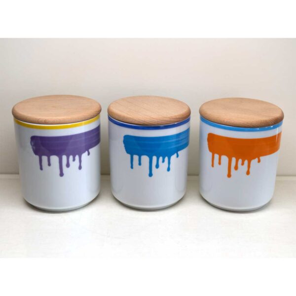 Set 3 Barattoli Sale - Zucchero - Caffè Collezione "Giotto" Set 3 Barattoli Sale - Zucchero - Caffè Collezione "Giotto"