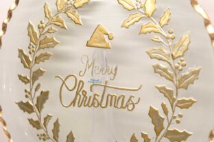 Piatto Natalizio “Merry Christmas” Oro Piatto Natalizio “Merry Christmas” Oro