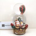 Globo Neve e Carillon "Mongolfiera Babbo"
