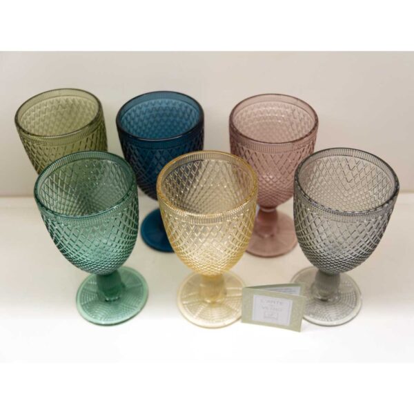 6 Calici Vino Multicolor "Fantin" 6 Calici Vino Multicolor "Fantin"