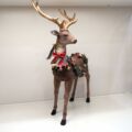 Renna Decorativa con Ghirlanda