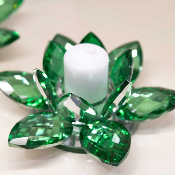 Candeliere Swarovsky "Loto Verde" Candeliere Swarovsky "Loto Verde"
