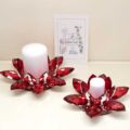 Candeliere Swarovsky "Loto Rosso"
