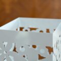 Portaombrelli Bianco Metallo Traforato
