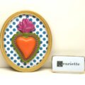 Quadretto Ovale con Cuore Collezione "Ton Coeur"