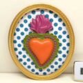 Quadretto Ovale con Cuore Collezione "Ton Coeur"