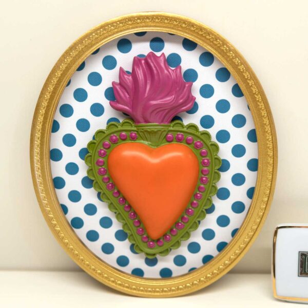Quadretto Ovale con Cuore Collezione "Ton Coeur" Quadretto Ovale con Cuore Collezione "Ton Coeur"
