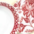 Servizio Piatti 18 Pezzi “Armonia” Rosso
