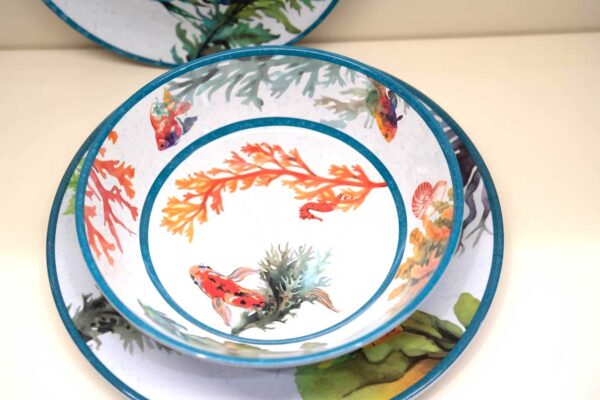 Servizio Piatti Tavola 18 pz. Collezione "Mare Mare" Servizio Piatti Tavola 18 pz. Collezione "Mare Mare"
