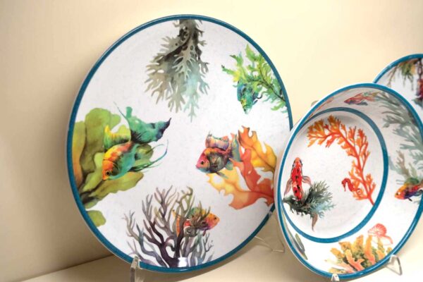 Servizio Piatti Tavola 18 pz. Collezione "Mare Mare" Servizio Piatti Tavola 18 pz. Collezione "Mare Mare"