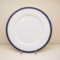 12 Piatti Piani "Golden Blue" Royal Bone China