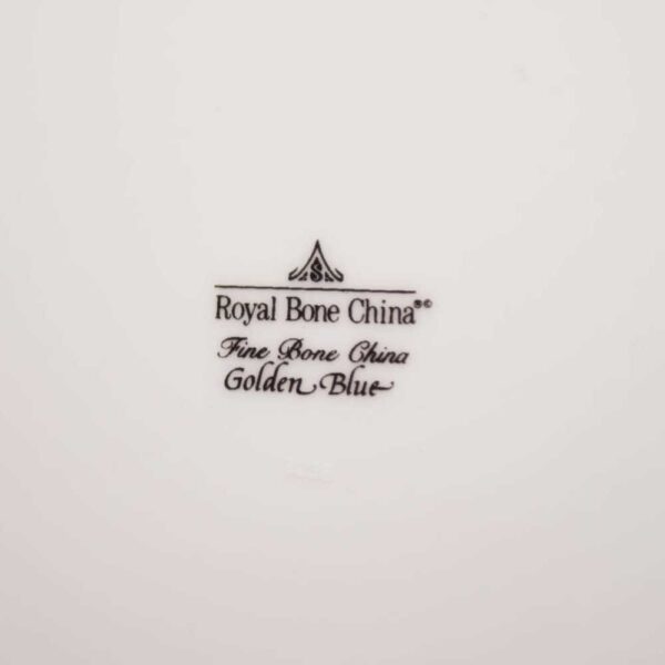 12 Piatti Piani "Golden Blue" Royal Bone China 12 Piatti Piani "Golden Blue" Royal Bone China