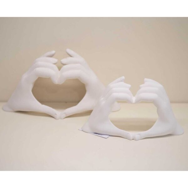 Scultura "Mani Cuore" Bianca Scultura "Mani Cuore" Bianca