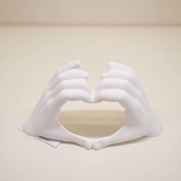Scultura "Mani Cuore" Bianca Scultura "Mani Cuore" Bianca